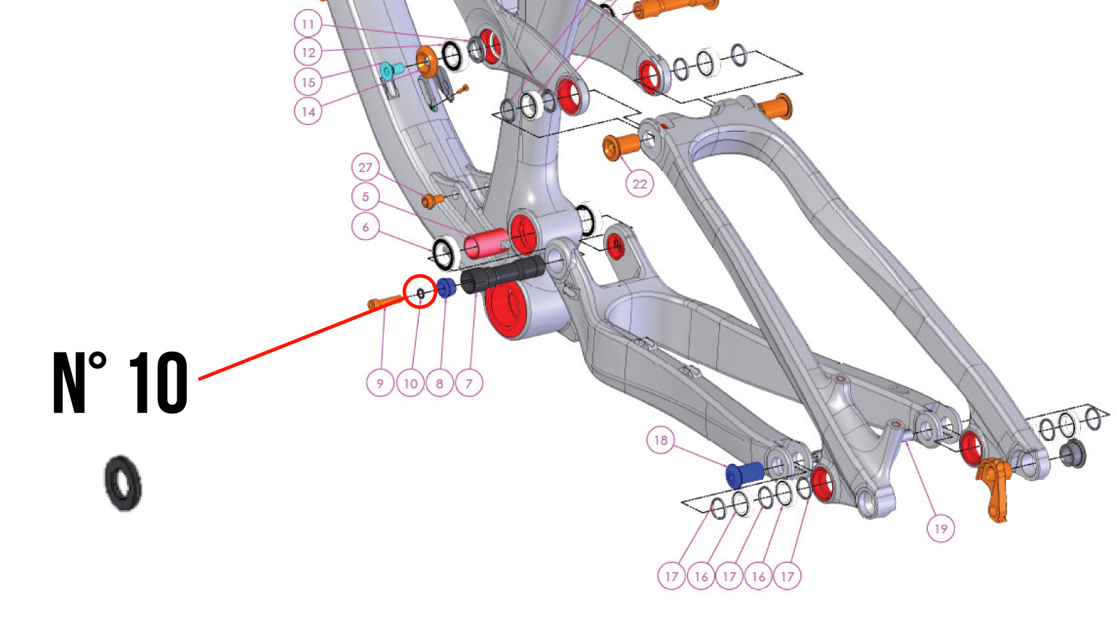 Main Pivot Spacer