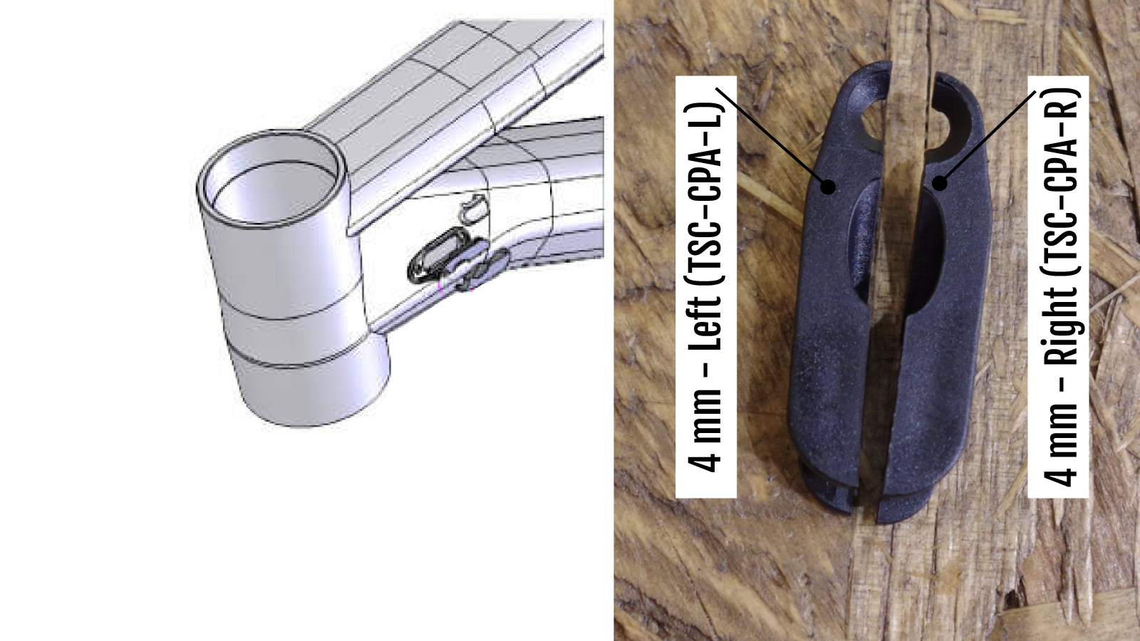 Cable Holder 4mm